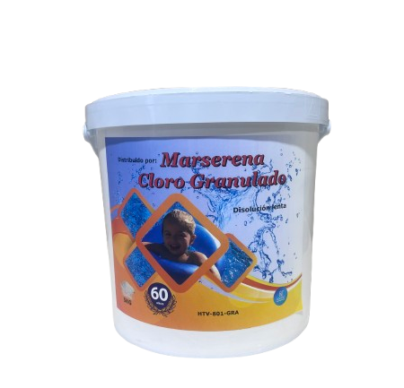 grano lento marserena cloro granulado para piscina