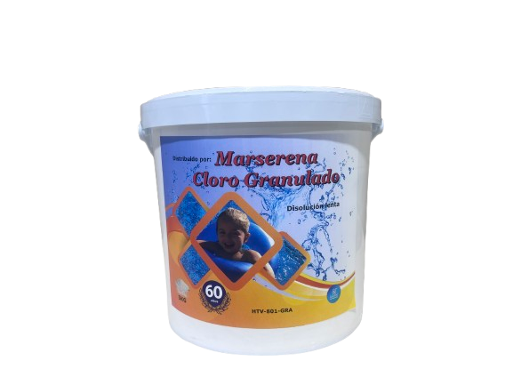 grano lento marserena cloro granulado para piscina